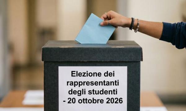 ELEZIONI STUDENTESCHE - 20 ottobre 2026.