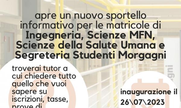 NUOVO PUNTO INFORMATIVO E ORIENTAMENTO 